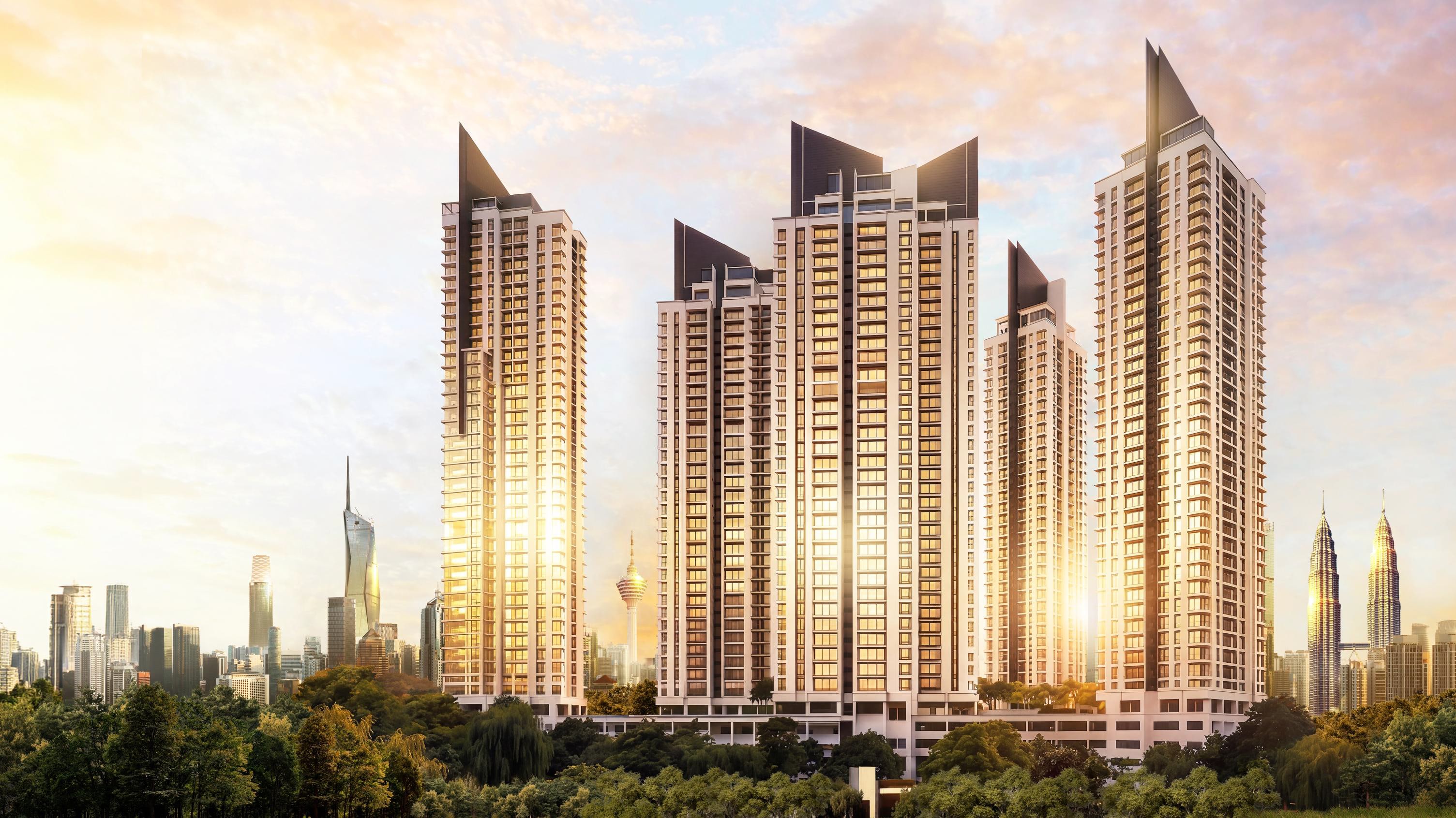 Cappella Embassy luxury residence exterior on Embassy Row, Ampang Hilir Kuala Lumpur